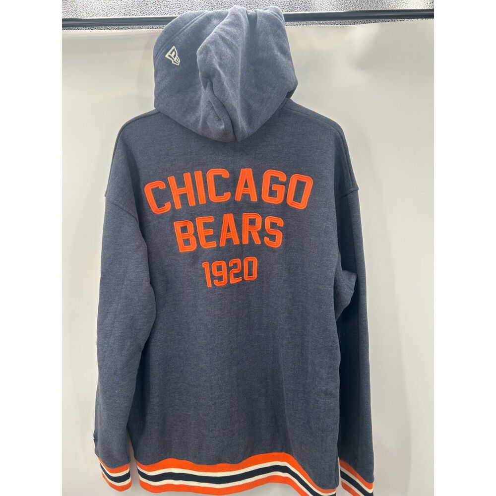 Men's Chicago Bears New Era Navy XLT NFL Pullover Hoodie